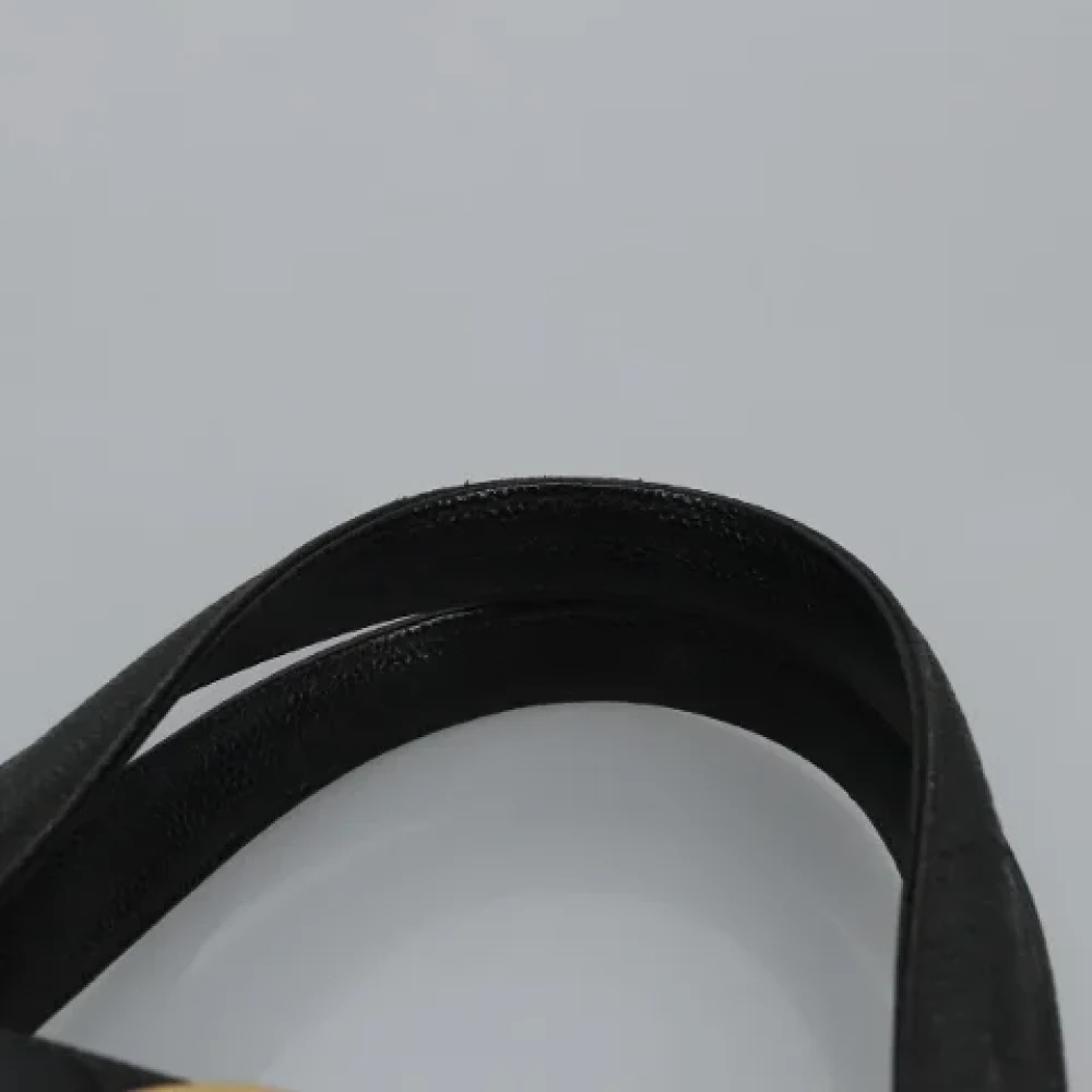 Chanel Vintage Pre-owned Leather chanel-bags Black Dames