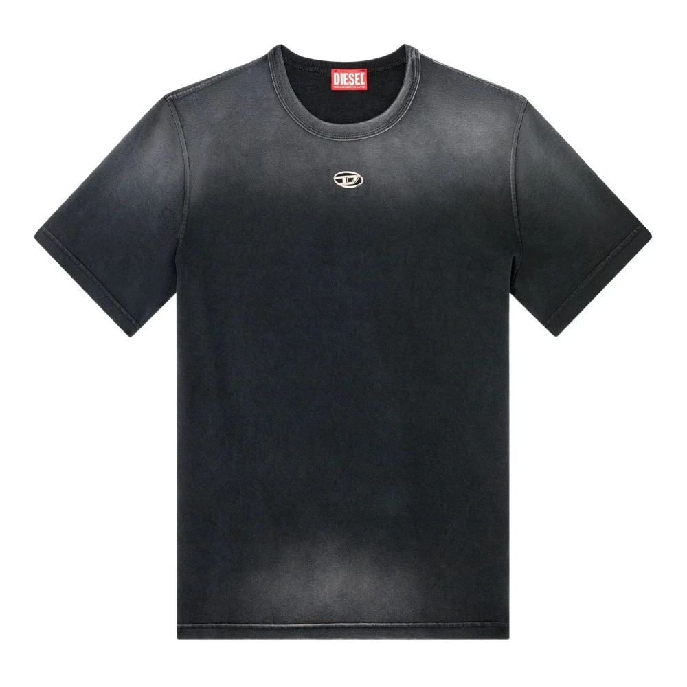 Diesel Men's Black T-Shirts, M, Adjustable T1 Style