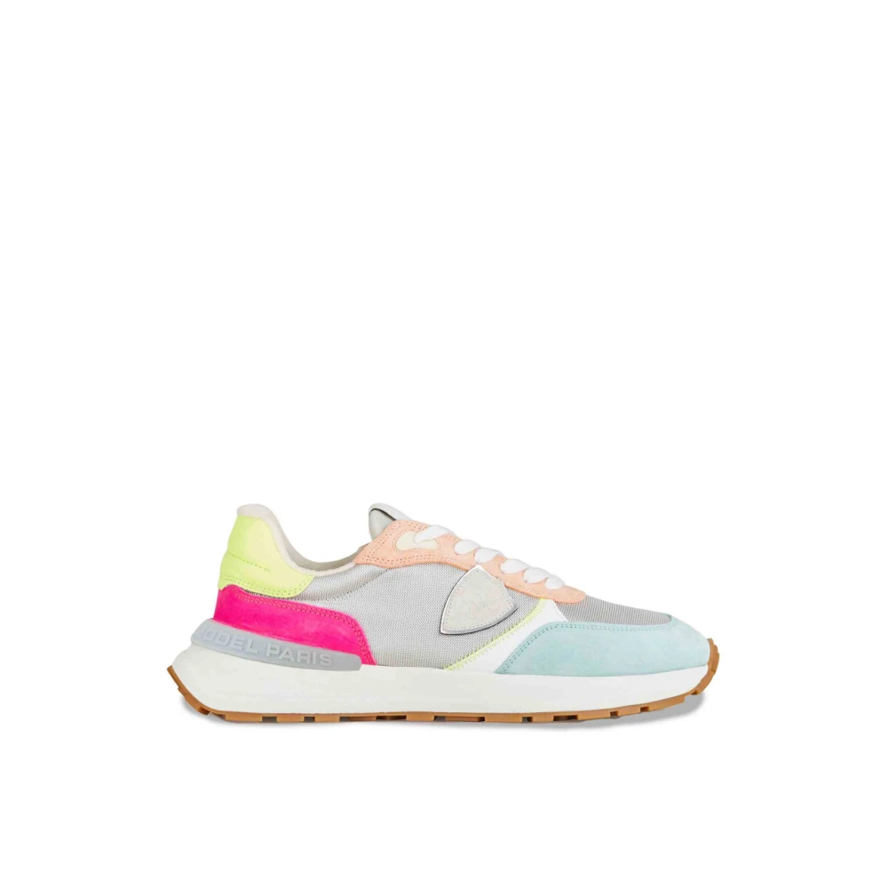 Philippe Model Women's Multicolor Sneakers, 7 Uk, Antibes Low Mondial Trainers