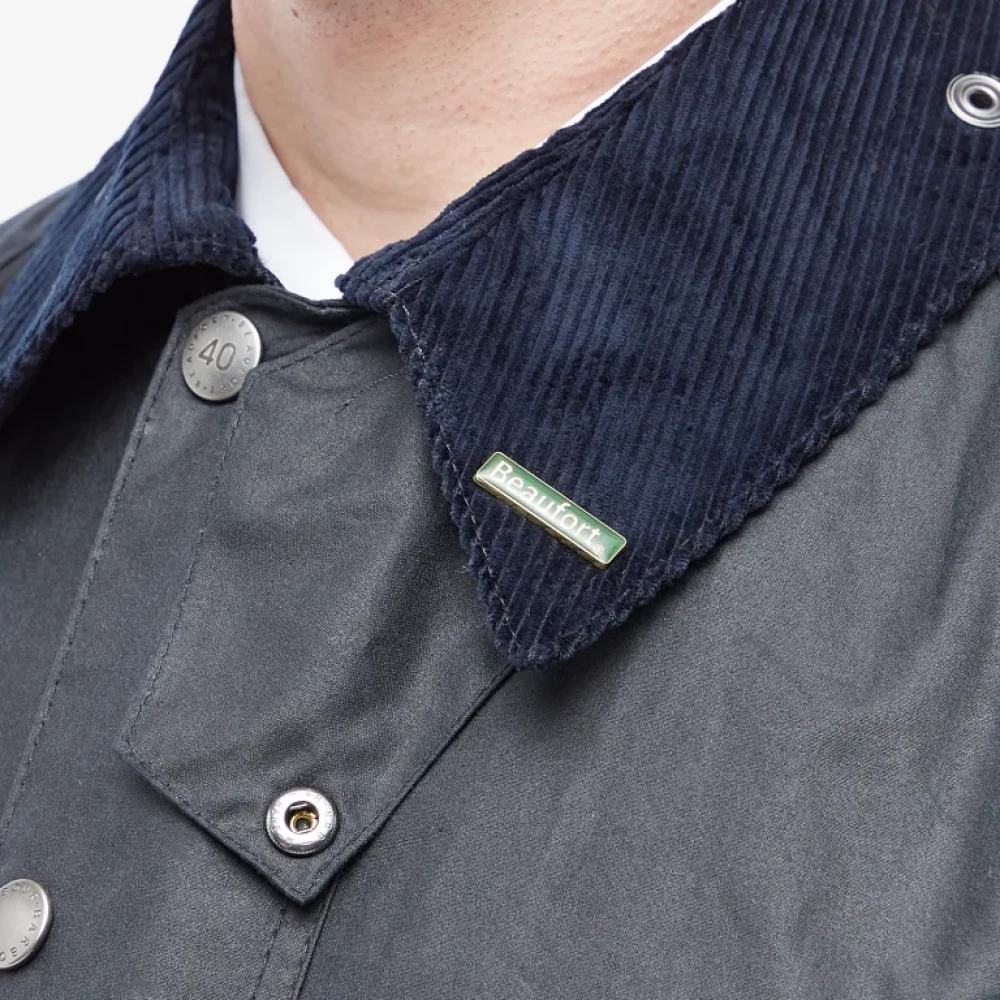Barbour 40e verjaardag Beaufort waxjas Blue Heren