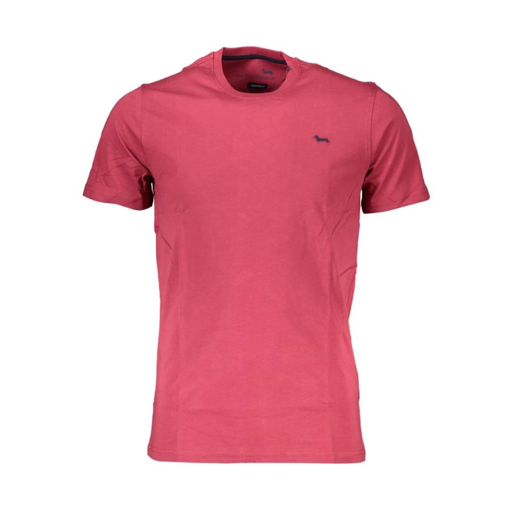 Harmont & Blaine , T-Shirts, Male, Red, Xl, Crew Neck Tshirt Short Sleeves