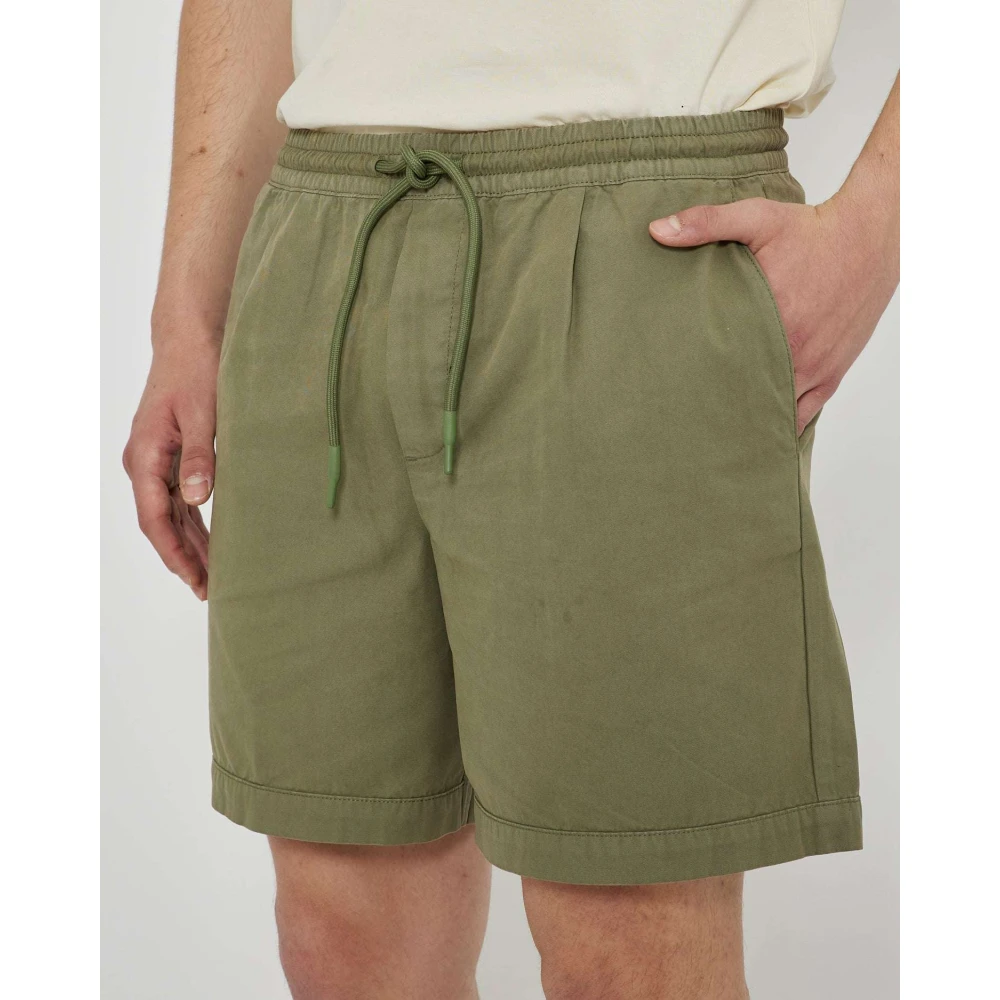 John Richmond Elastische taille Felpa shorts met zakken Green Heren