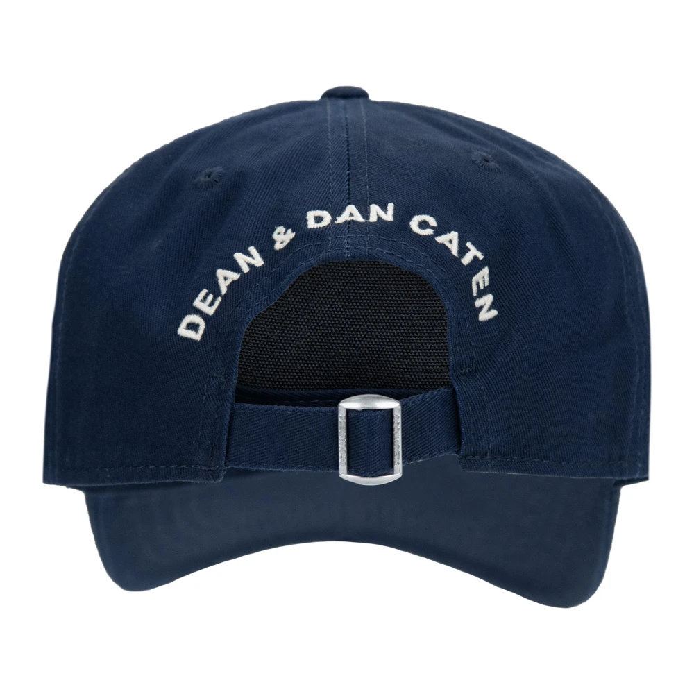 Dsquared2 Geborduurde Baseballpet met Verstelbare Sluiting Blue Unisex