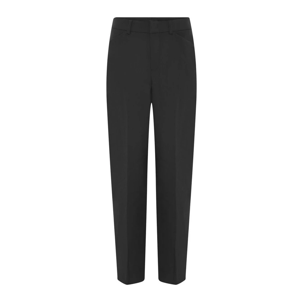 C.ro Women's Black Classic Slim-Fit Trousers - Slim-Fit Trousers - 3XL - Trousers