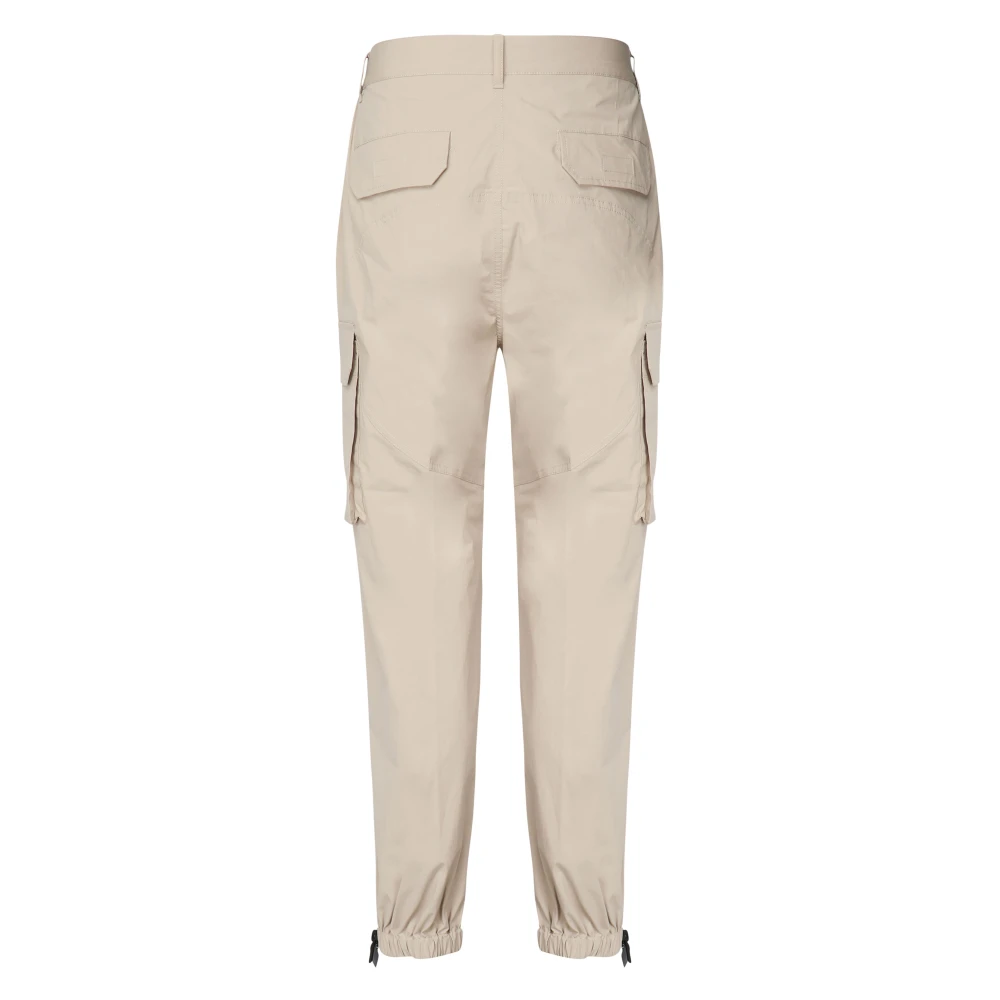 Dsquared2 Beige Cargo Broek met Elastische Taille Beige Heren