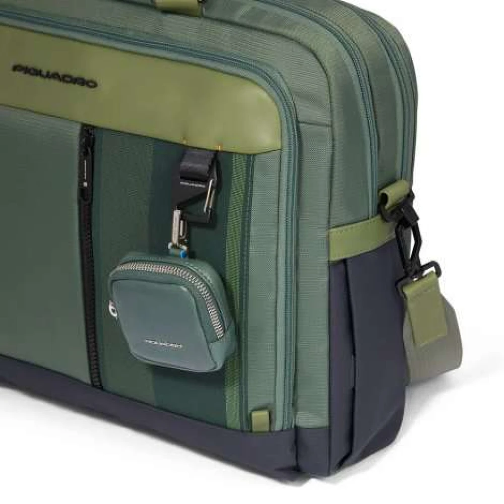 Piquadro Werk Tas Green Heren