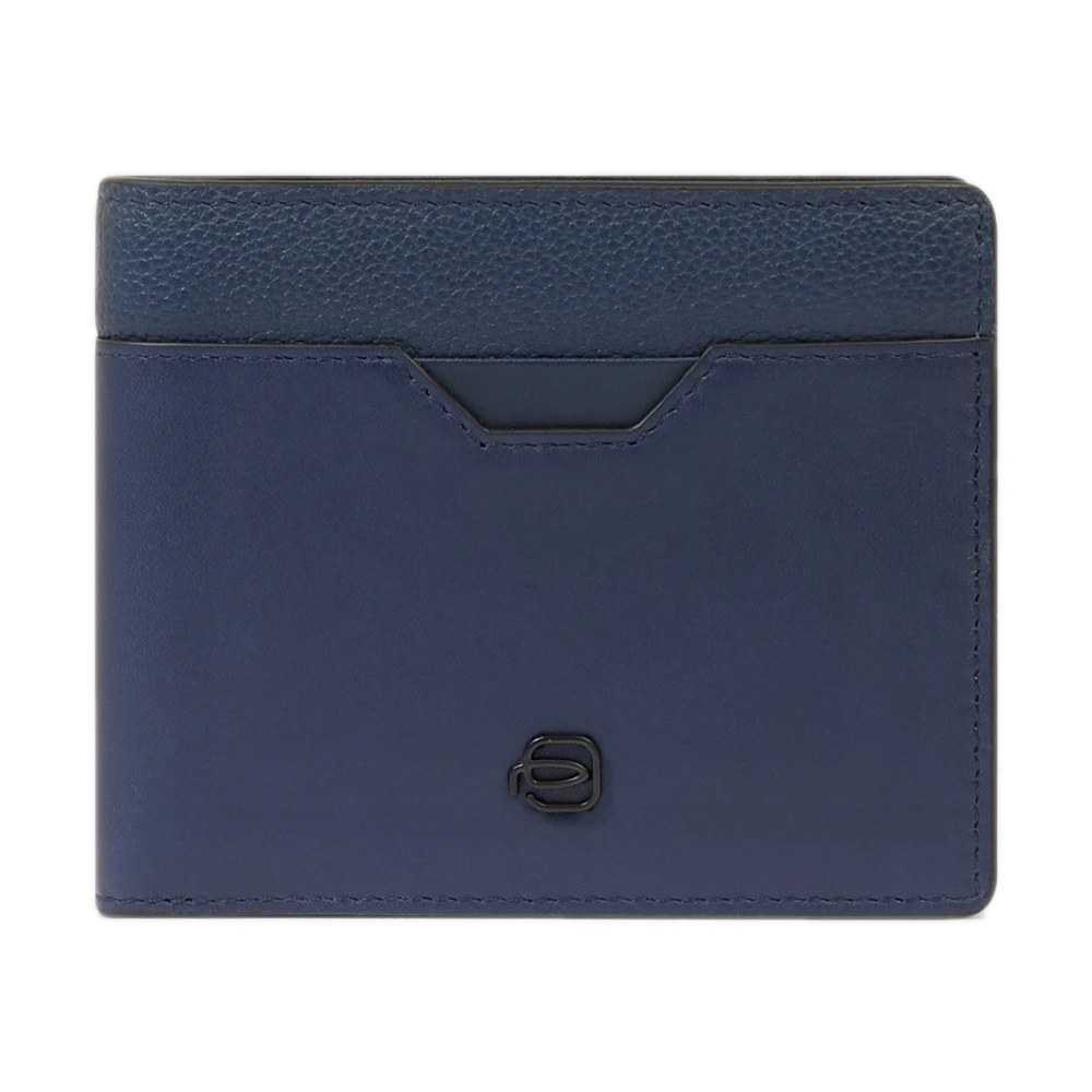 Piquadro Men's Blue Wallets & Cardholders, One Size, Wallet With Coin Pocket
