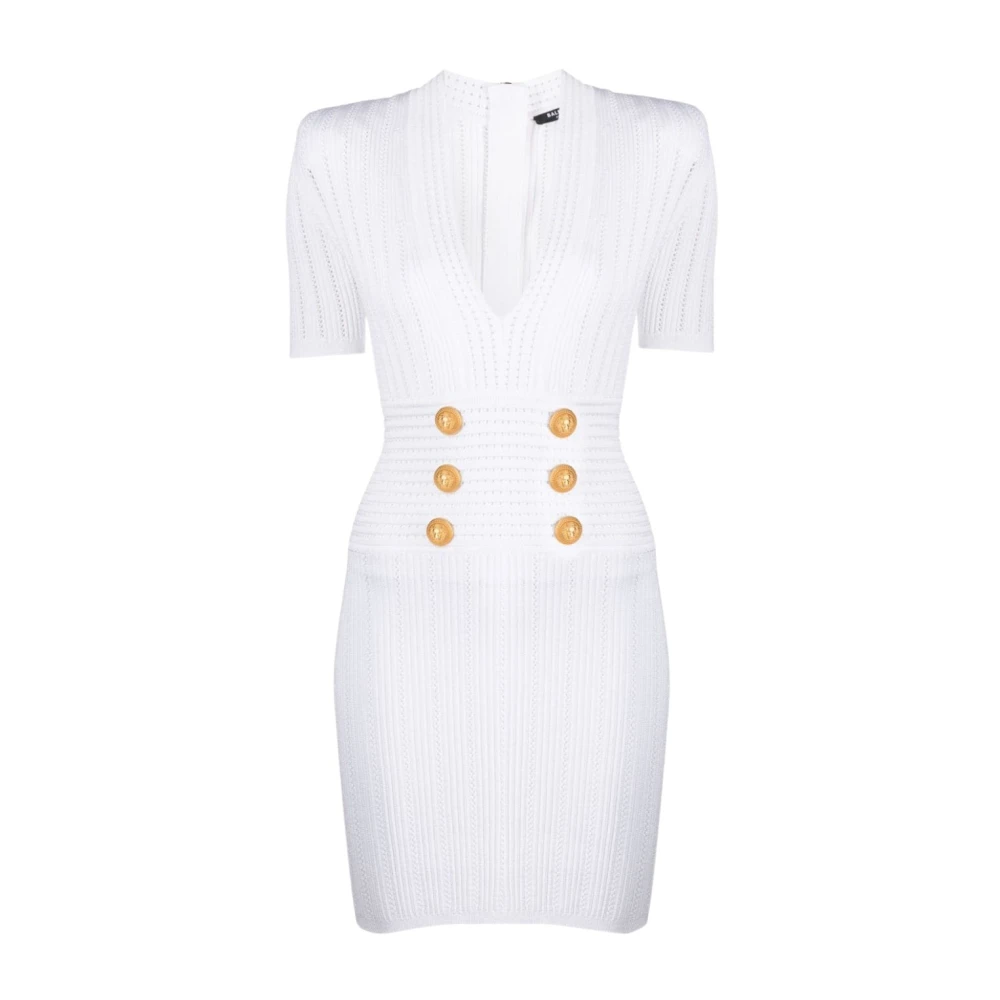 Balmain hot sale white dress