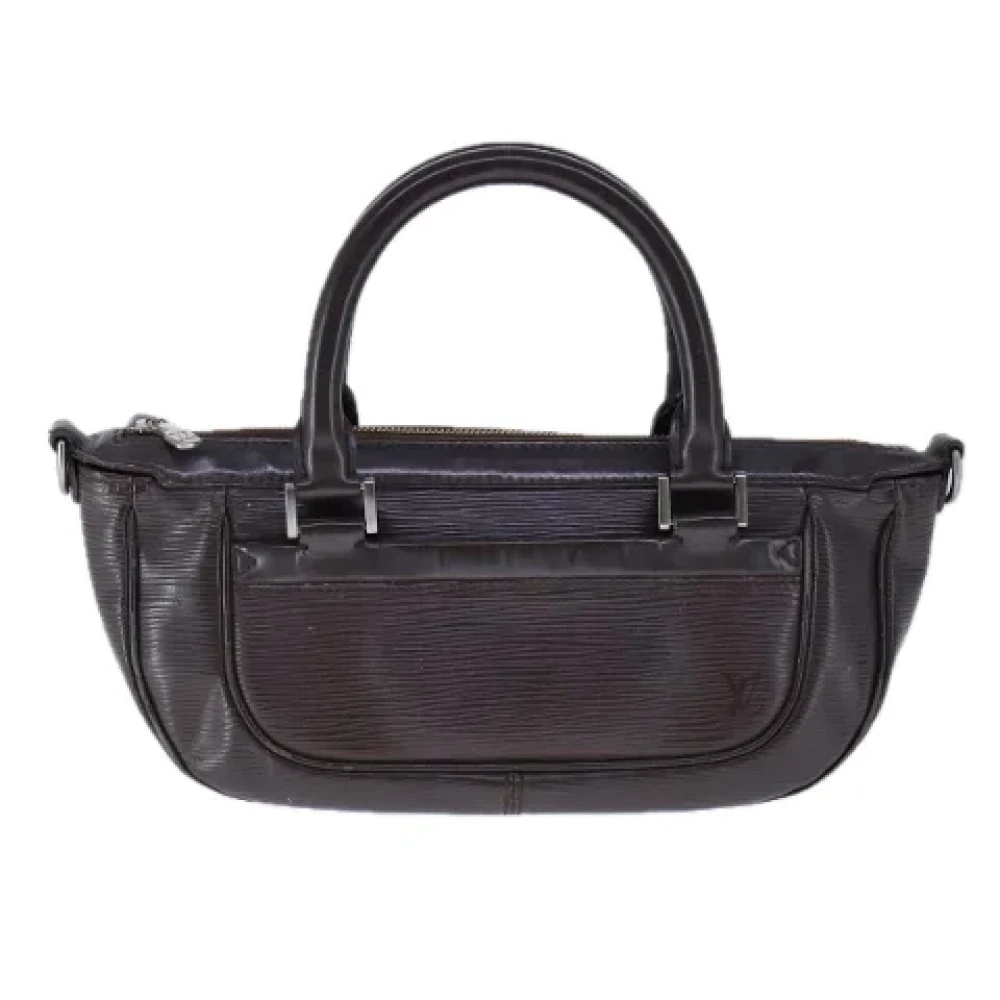 Louis Vuitton Vintage Pre-owned Leather handbags Black Dames