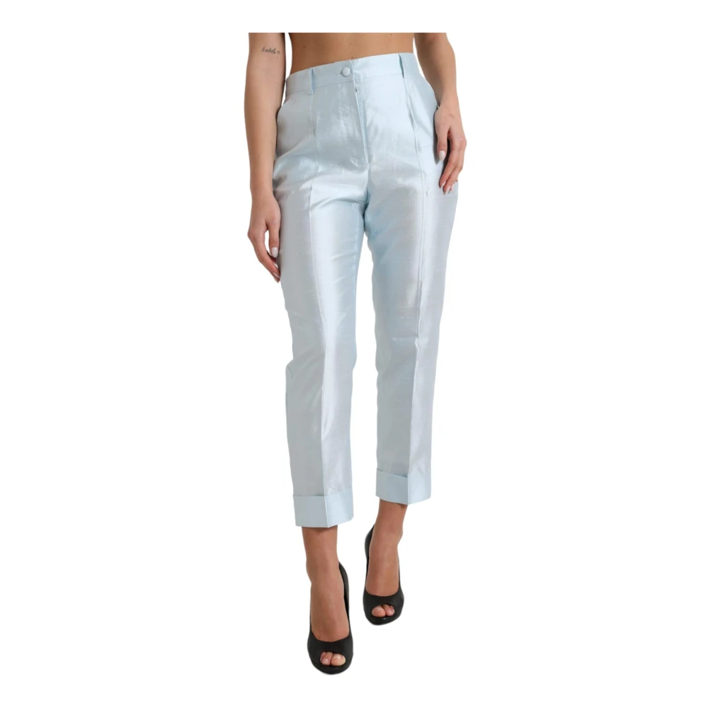 Trousers > Cropped Trousers - - Dolce & Gabbana - Modalova