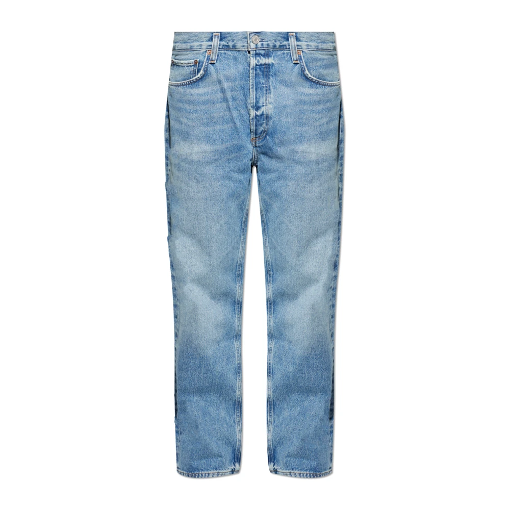 Agolde Blue 90S Jeans - Male - Straight Fit Jeans - W32 - Jeans