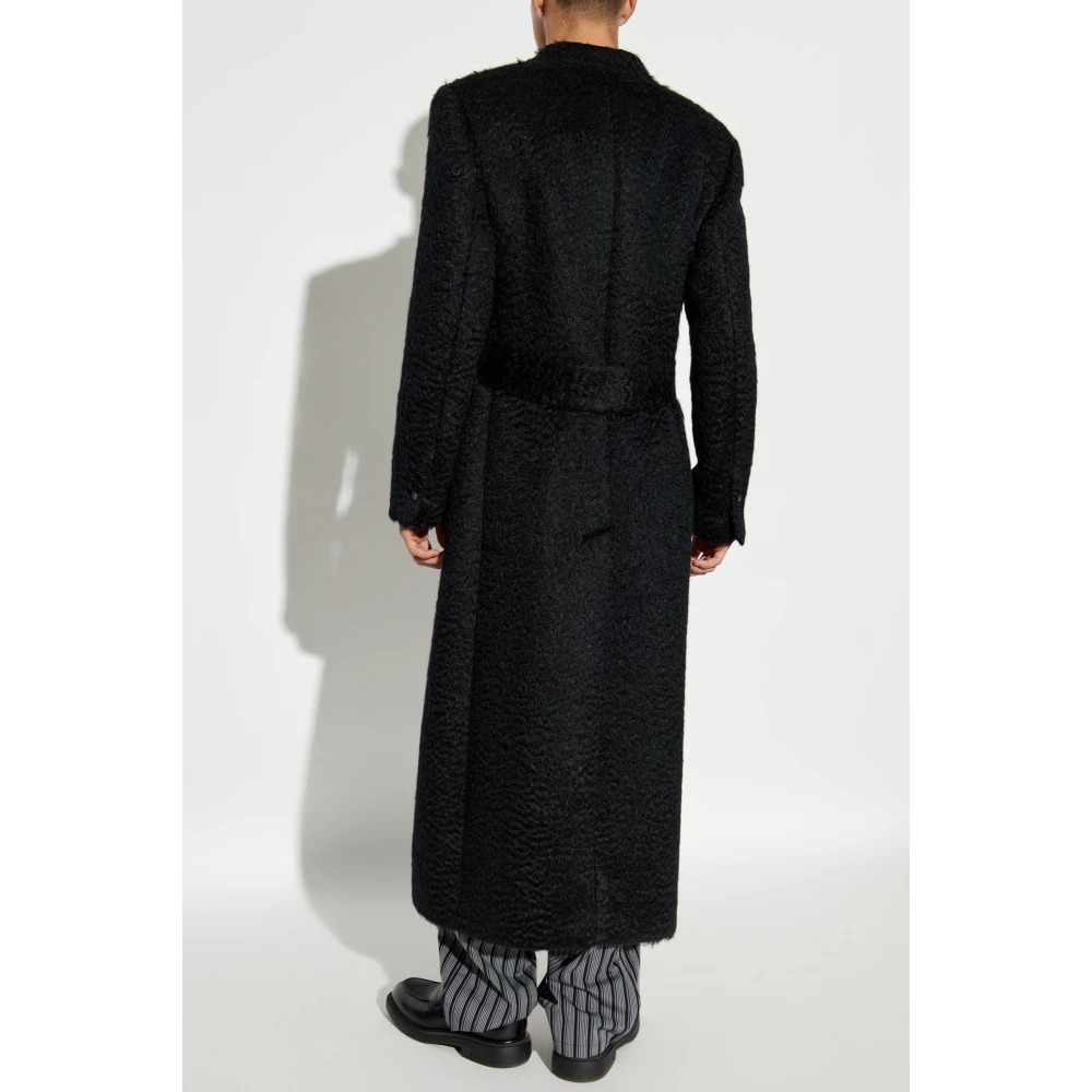 Dolce & Gabbana Jas met wollen afwerking Black Heren