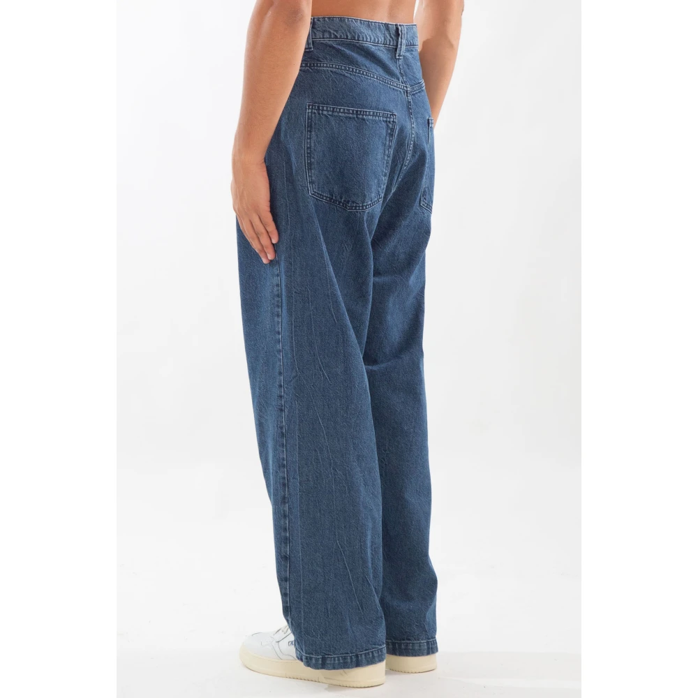 Garment Workshop Baggy Stonewash Jeans Blue Heren