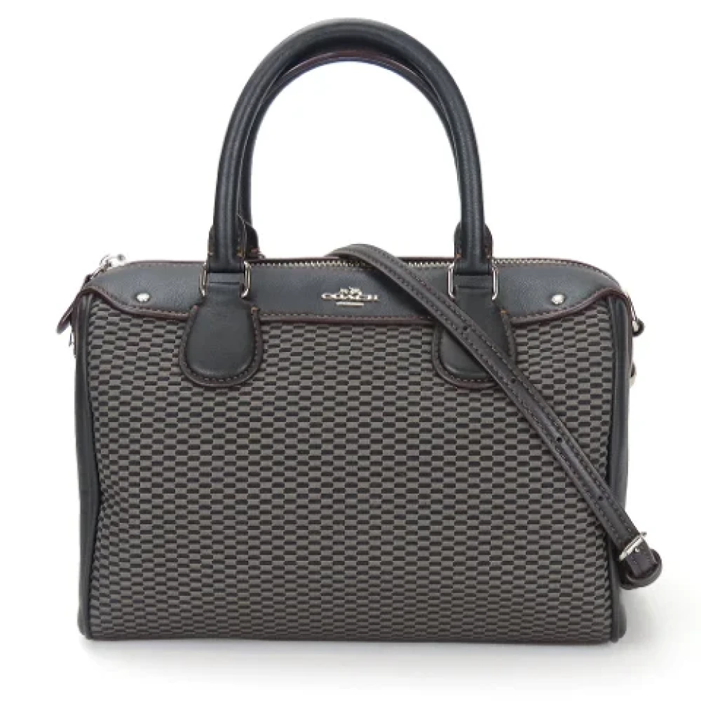 Coach Pre-owned Leather handbags Black Dames
