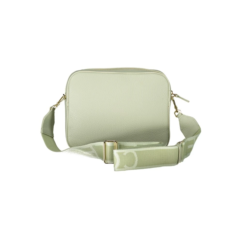 Coccinelle Groene Leren Schoudertas met Verstelbare Band Green Dames