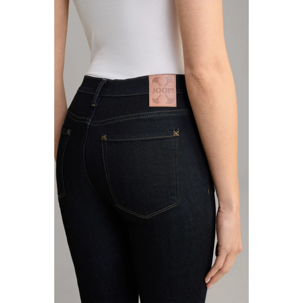 Joop! Slim Fit Donkerblauwe Jeans met Gouden Details Black Dames