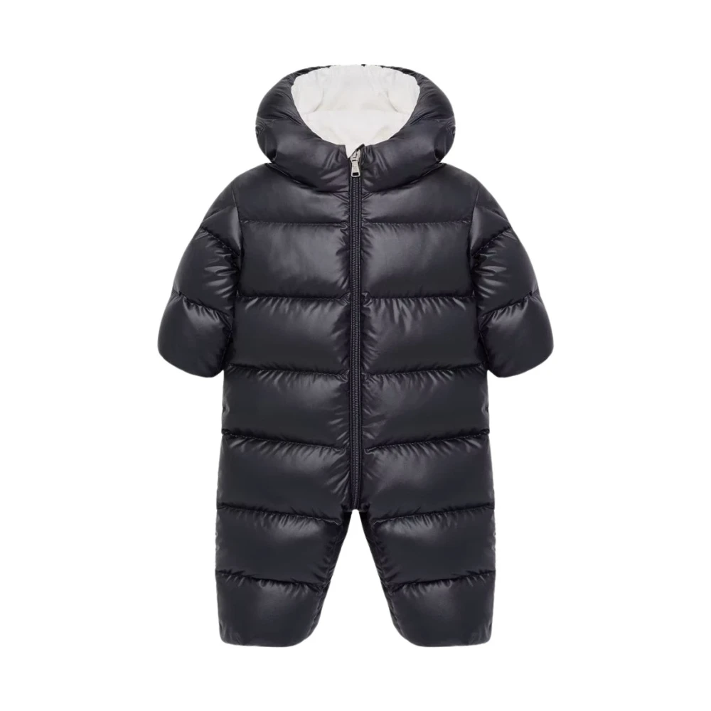 Moncler , Kids Overalls, Unisex, Blue, 3 Y, Enfant Baby Alanie Snowsuit Size: 3Y, Colour: Navy