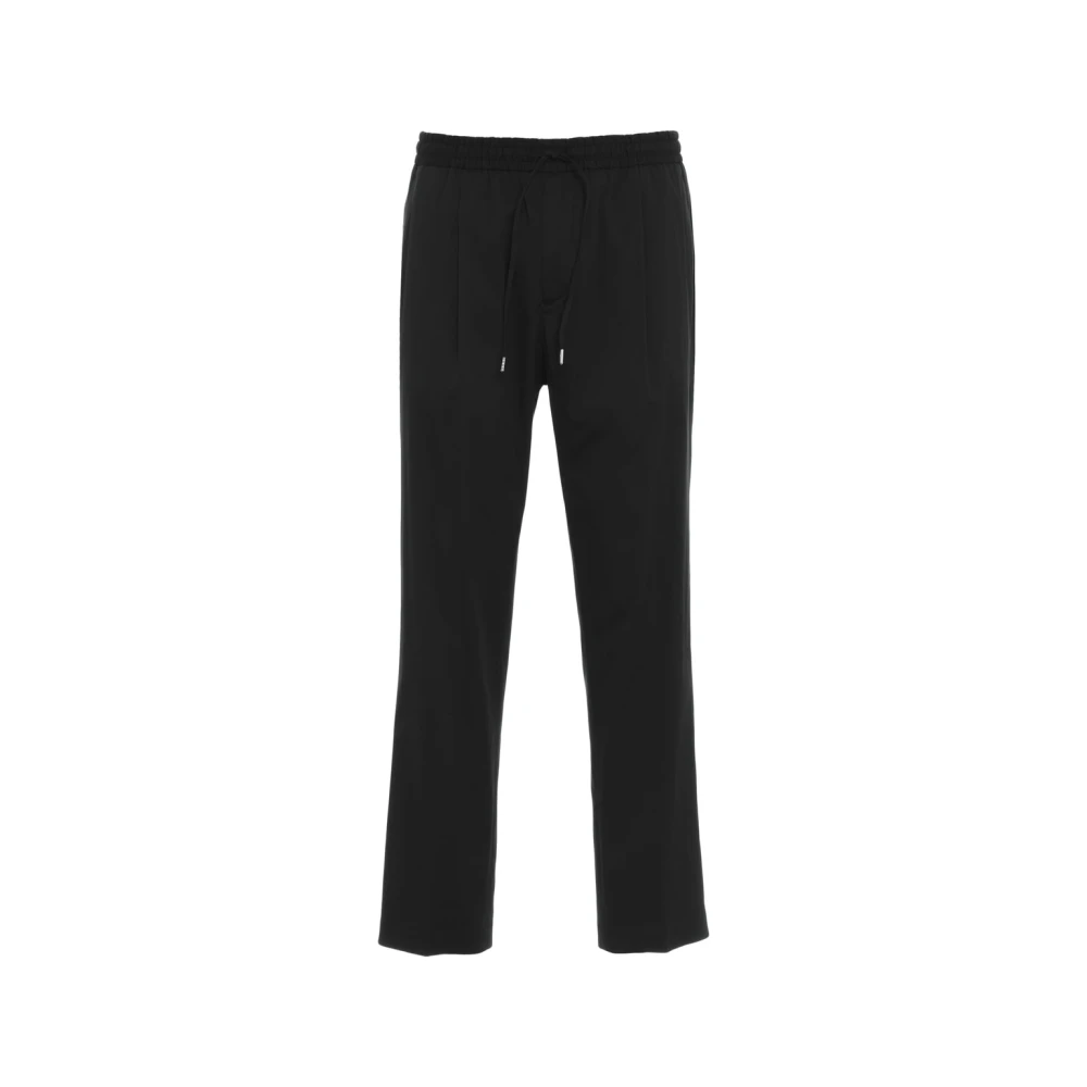 Briglia Zwarte Elastische Taille Broek Ss25 Black Heren