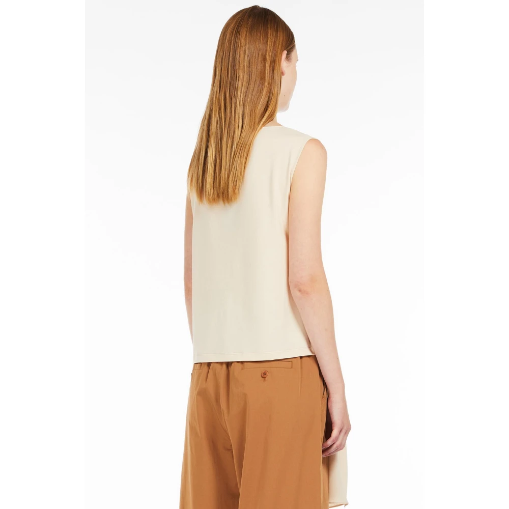 Max Mara Weekend Sleeveless Tops Beige Dames