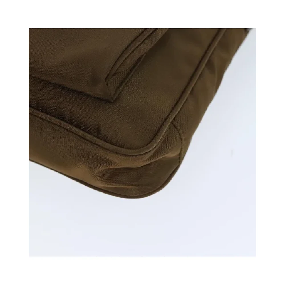Prada Vintage Pre-owned Nylon prada-bags Brown Dames