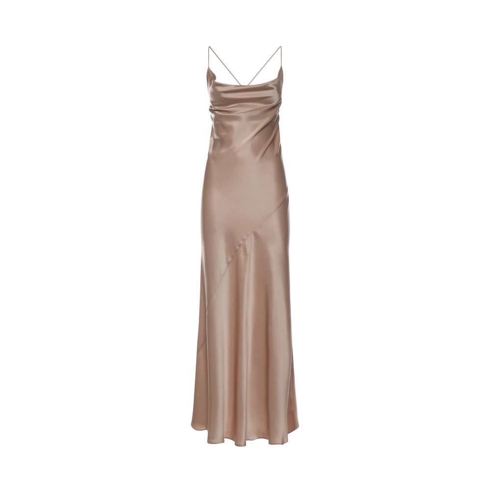 Pinko Mujer Beige - Vestido Largo Slip - Dresses - 2XS