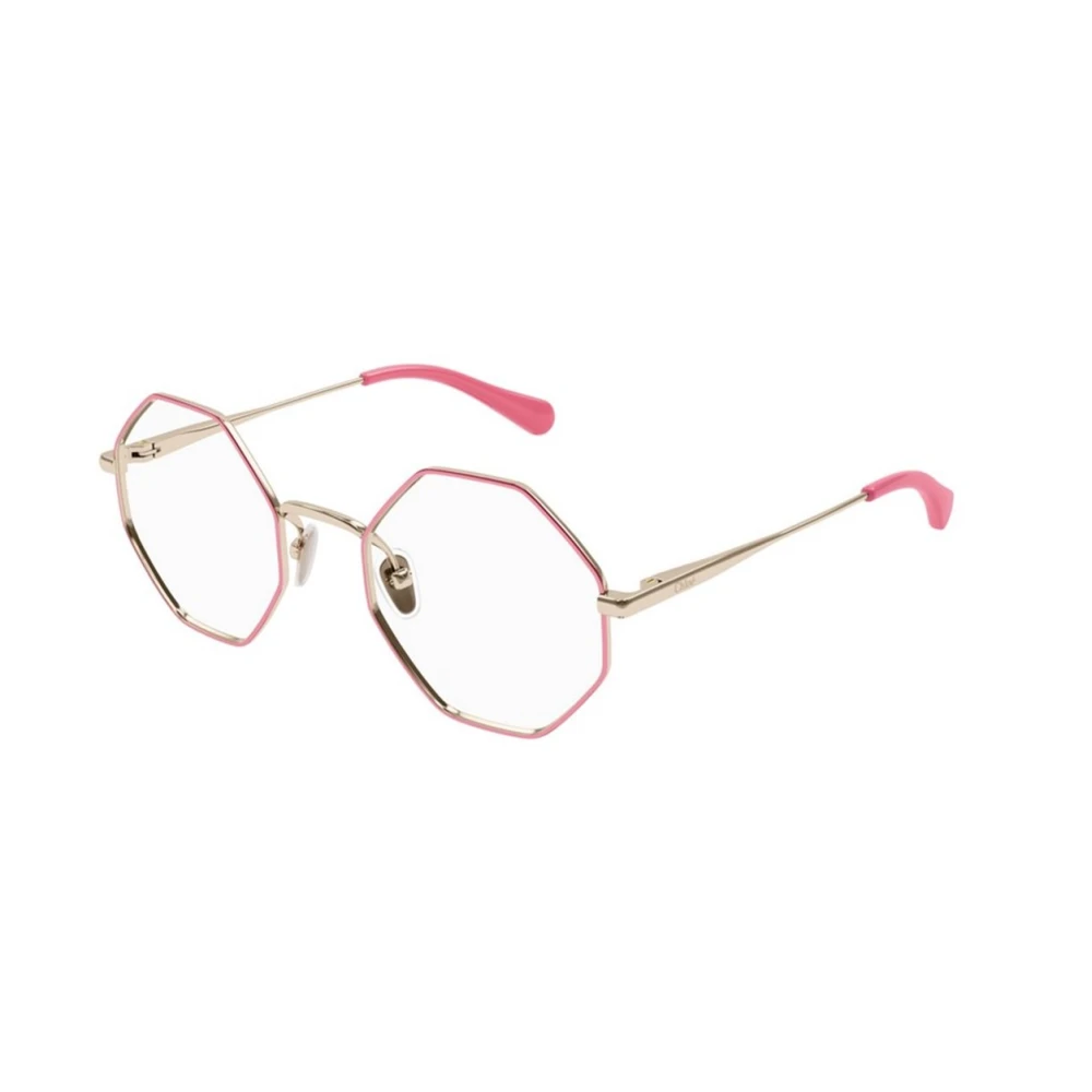 Chloé Women's Pink Glasses, 47 Mm, Authentic Glasses With Top-Notch Service