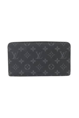 Pre-owned Monogram Eclipse Long Wallet