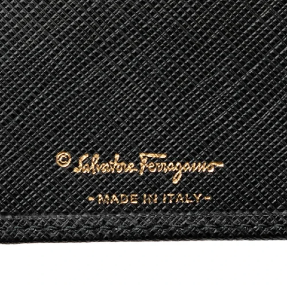 Salvatore Ferragamo Pre-owned Leather wallets Black Dames