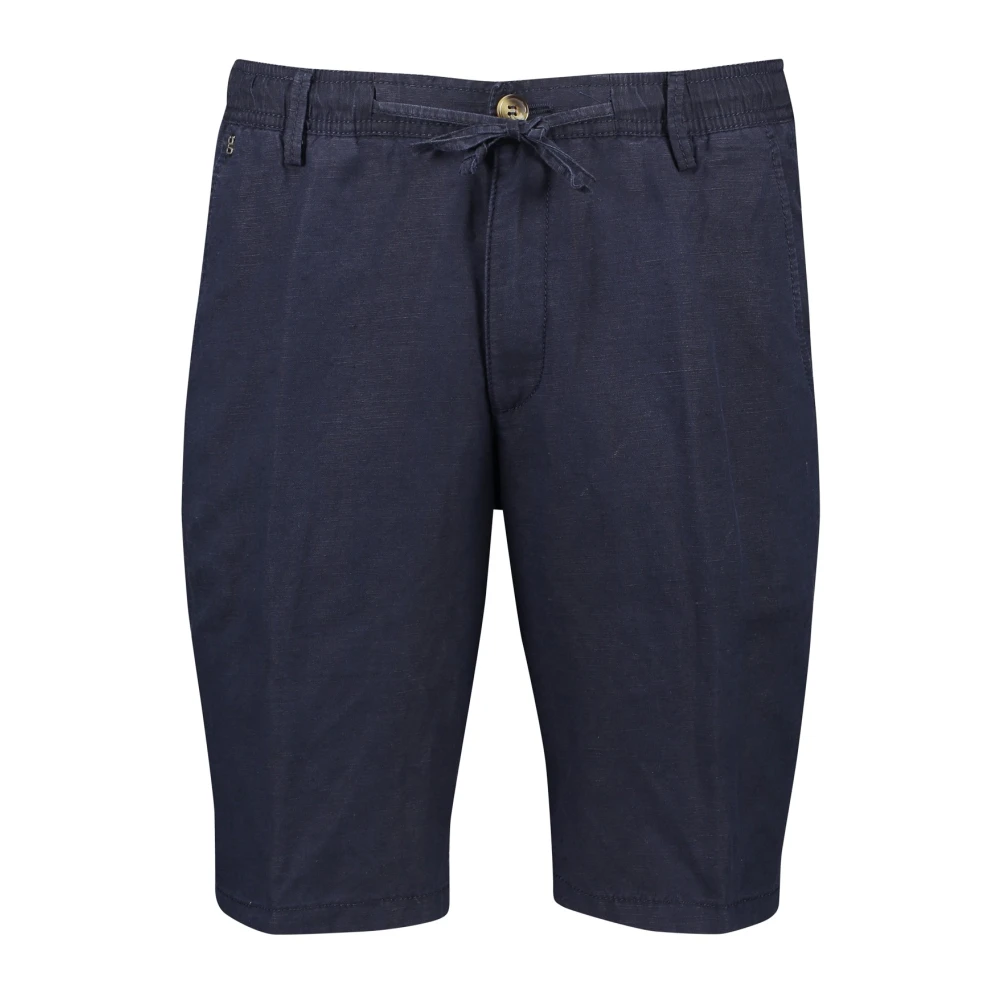 Gardeur Donkerblauwe Chino Shorts Blue Heren