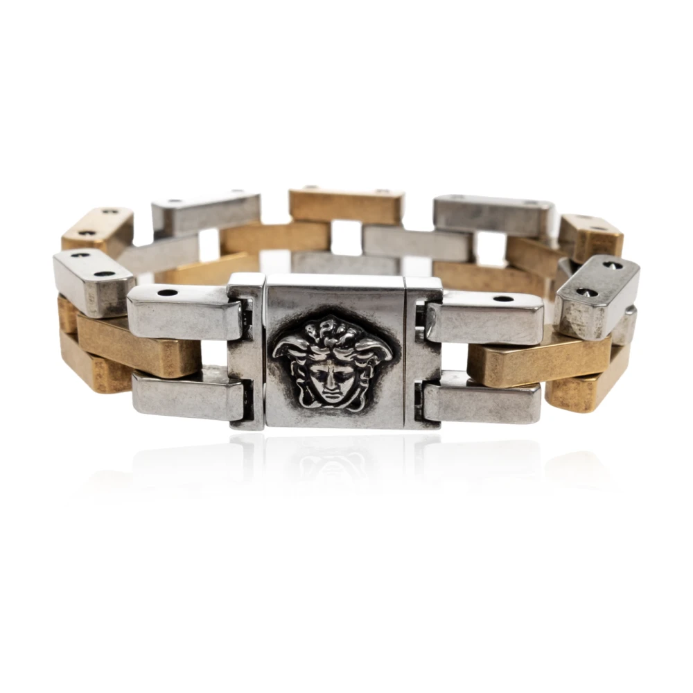 Versace Unisex Giallo - Bracciale Medusa Link - Accessories - M