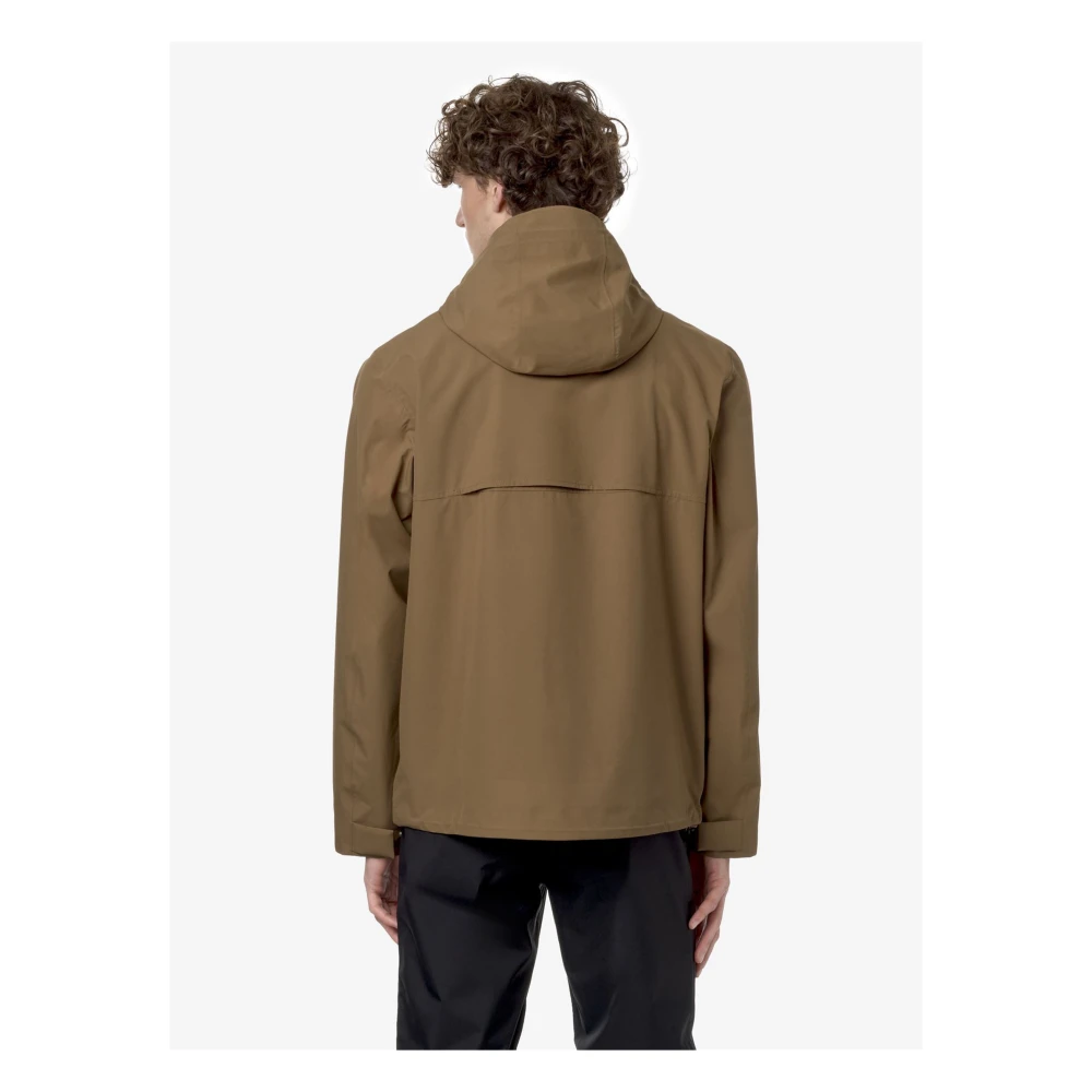 K-way Eco Contrast Jas Brown Heren