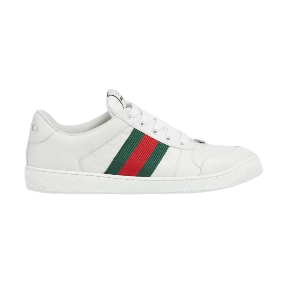 Gucci Screener Sneaker Heren Schoenen Wit