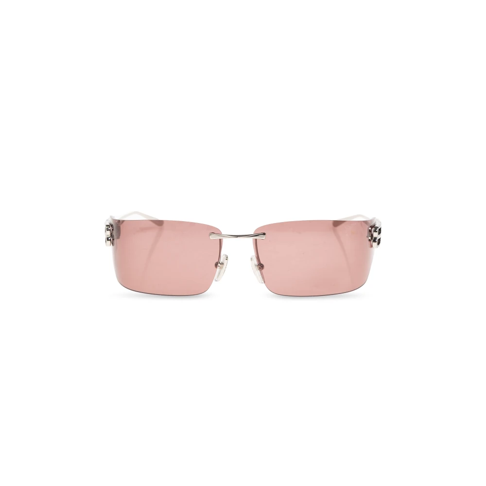 Balenciaga Women's Gray Geometric Rectangle Sunglasses - Sunglasses - One Size - Accessories