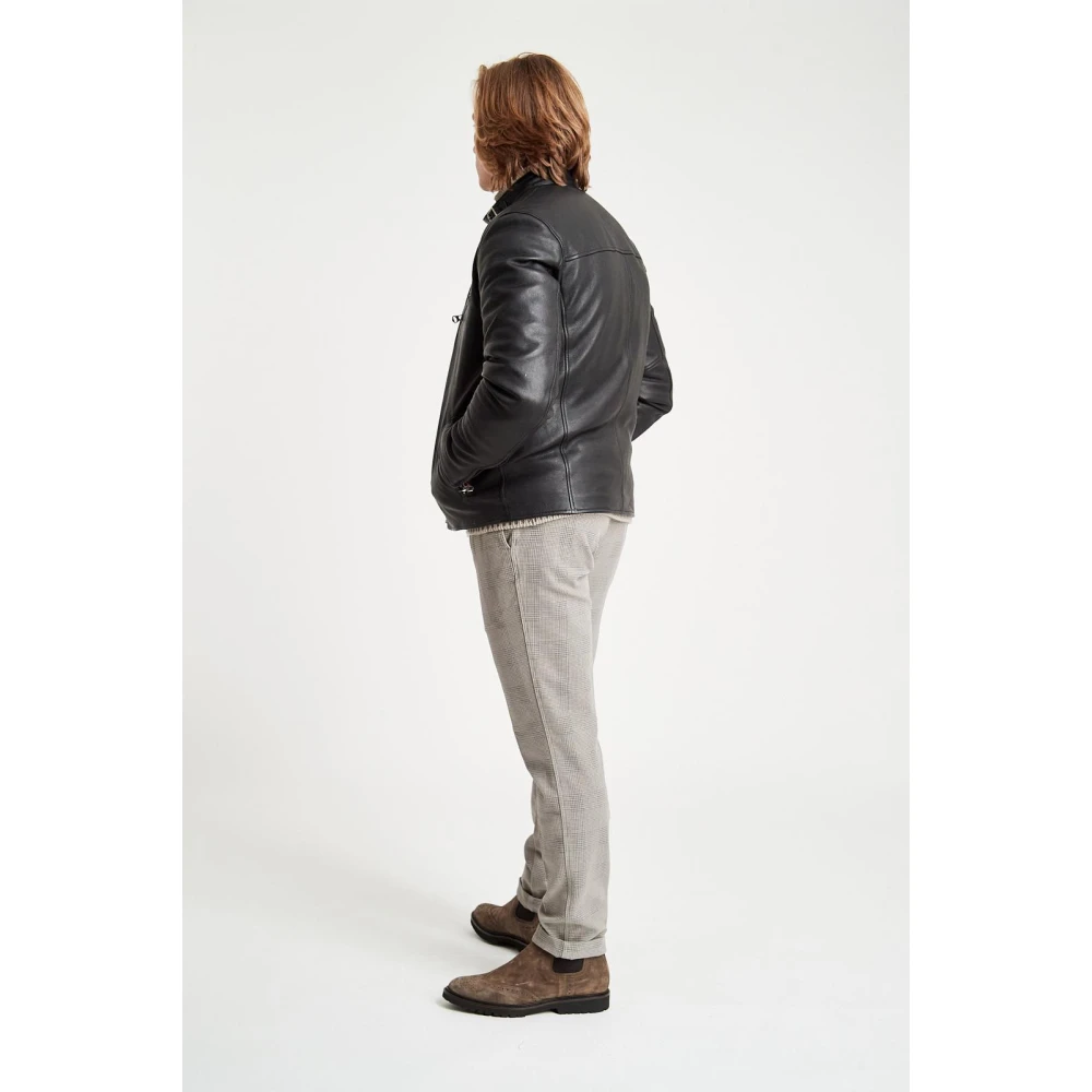 Stewart Rush NUV-Omega Lamb Wash Jas Black Heren