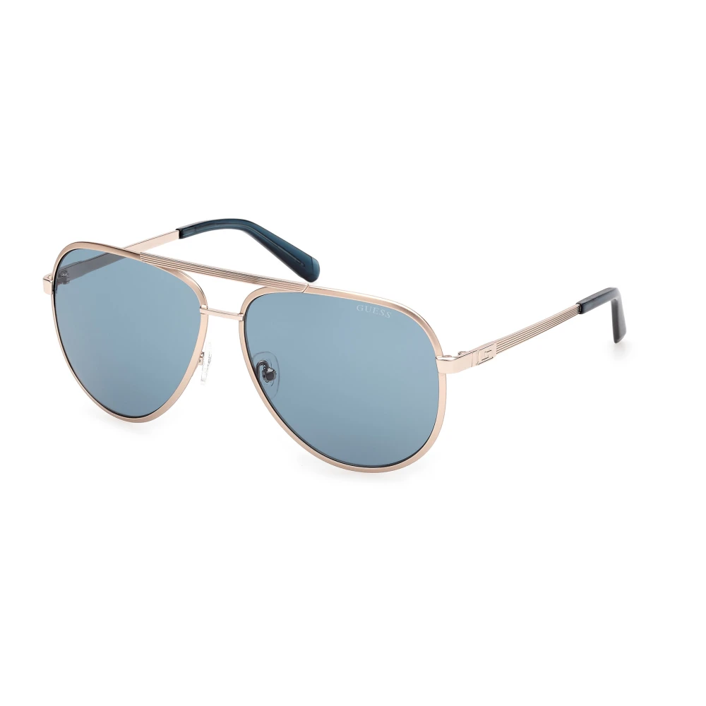 Guess Men's Yellow Sunglasses, 61 Mm, Stylish Sunglasses In Blue Shade