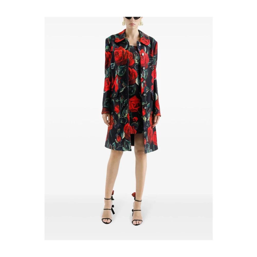 Dolce & Gabbana Multicolor Bloemenjurk Dameskleding Multicolor Dames