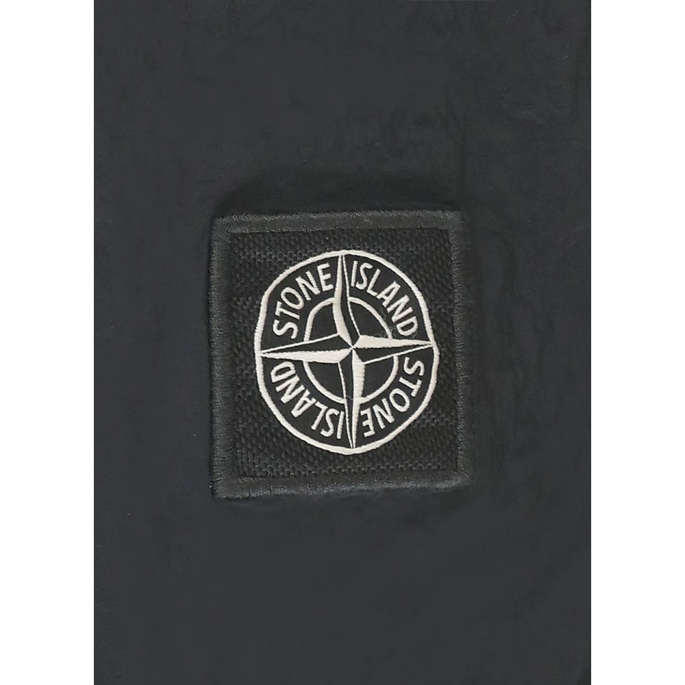 Stone Island Zwarte Zeekleding Zwembroek Black Heren