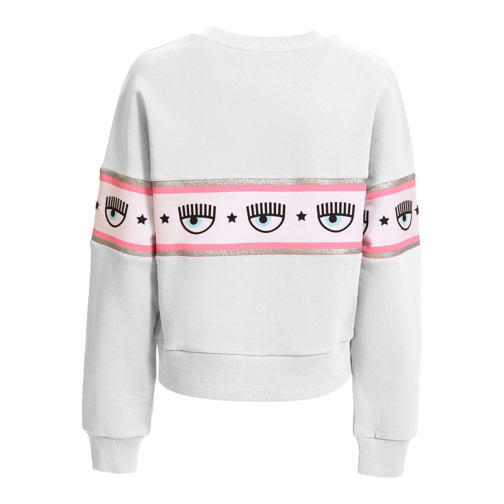 Chiara Ferragni Collection Stijlvolle Sweaters voor Vrouwen White Dames