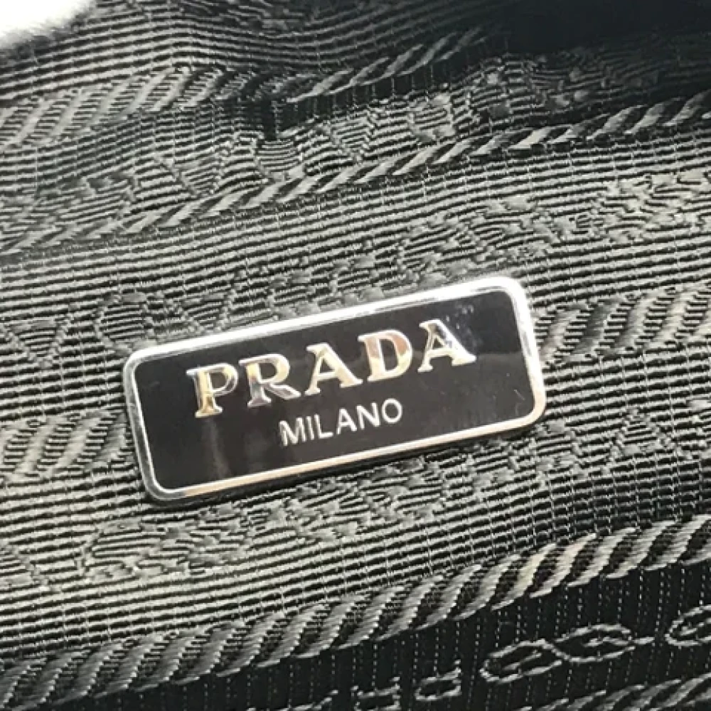 Prada Vintage Pre-owned Leather prada-bags Red Dames