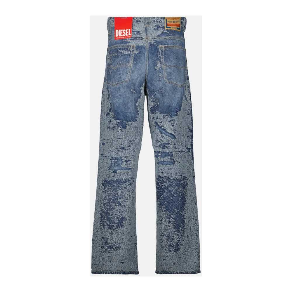 Diesel Vintage Blauwe Wijde Jeans Blue Heren