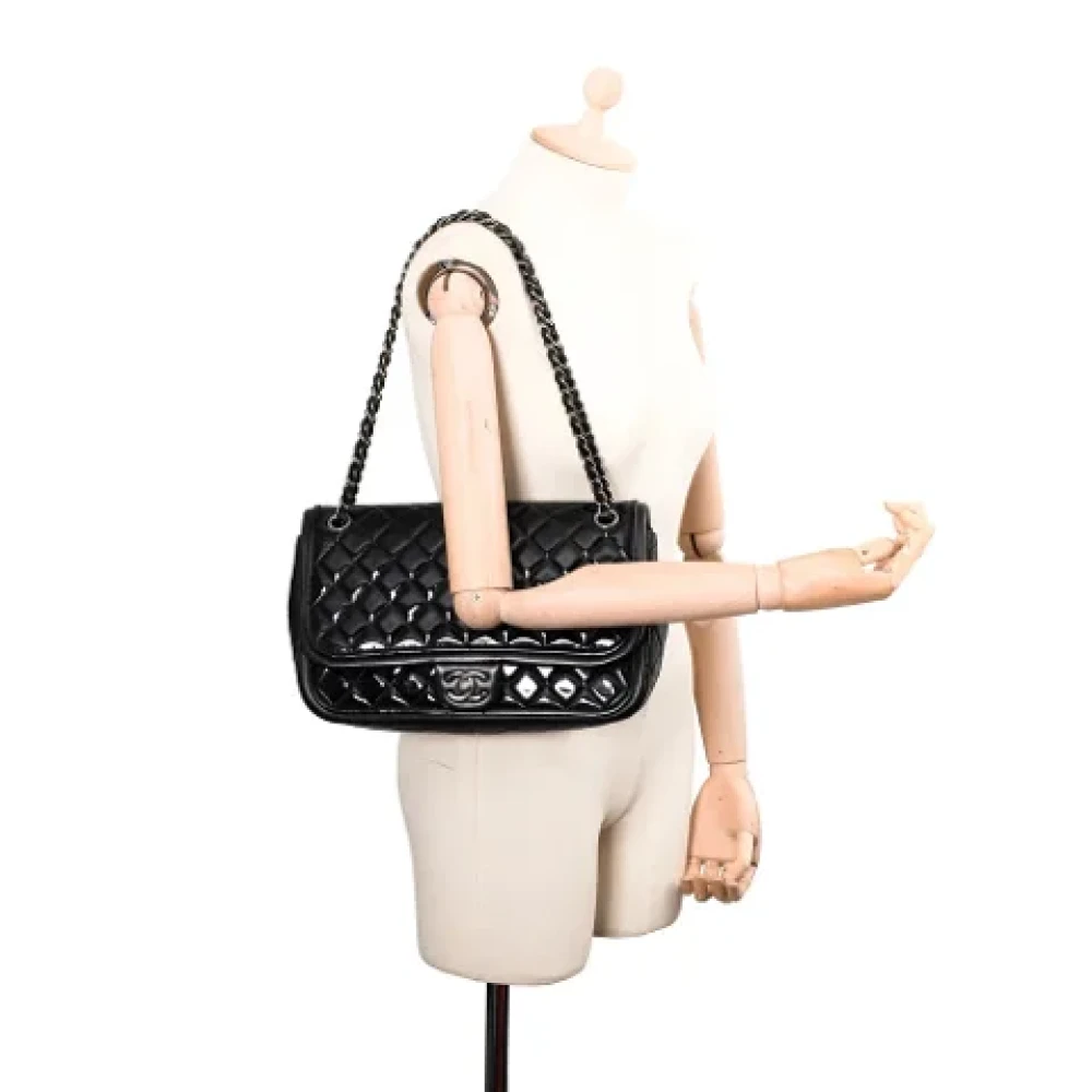 Chanel Vintage Pre-owned Leather chanel-bags Black Dames