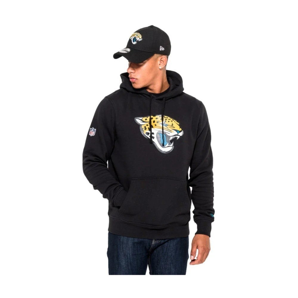 new era Zwarte Jaguars Team Logo Hoodie Black Heren