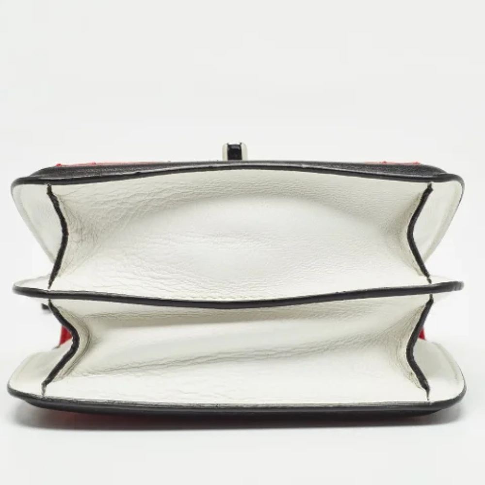 Chanel Vintage Pre-owned Leather chanel-bags Orange Dames