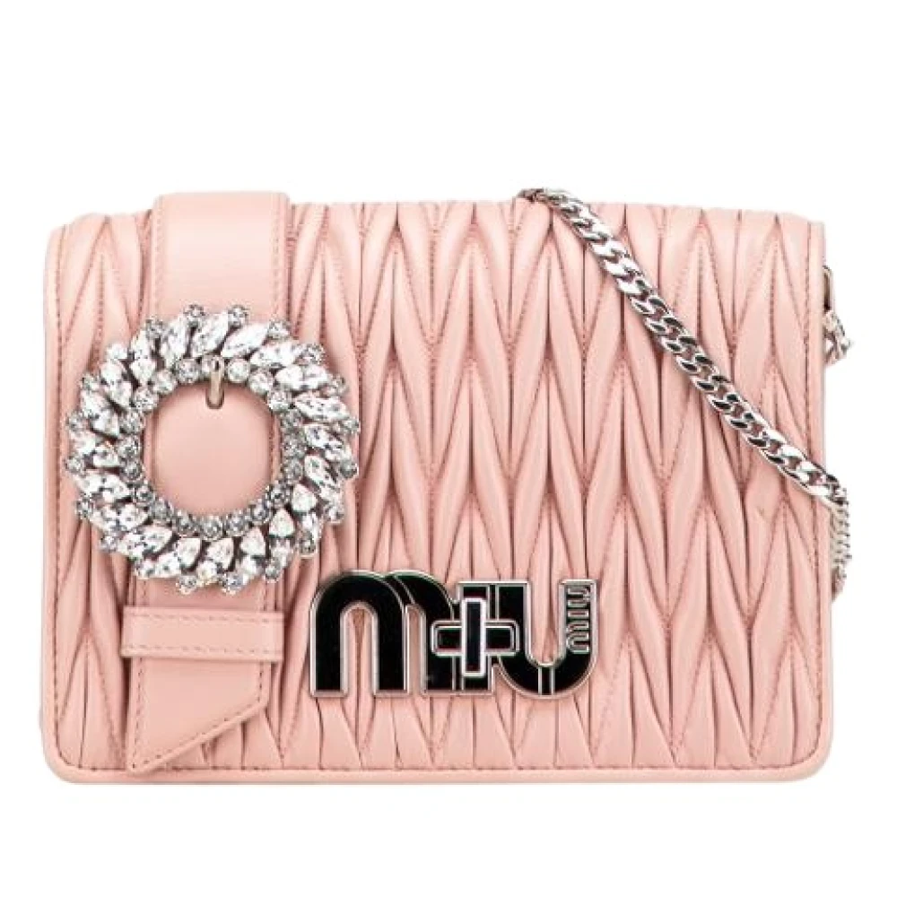 Pre-owned > Pre-owned Bags > Pre-owned Shoulder Bags - - Miu Miu Pre-owned - Modalova