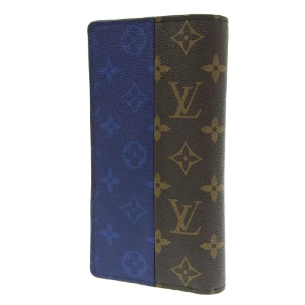 Louis Vuitton Vintage Pre-owned Canvas wallets Blue Heren