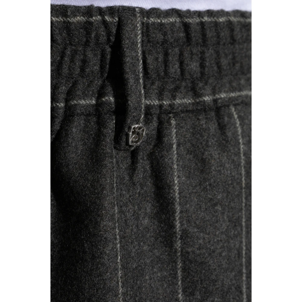 Burberry Broek met gestreept patroon Gray Heren