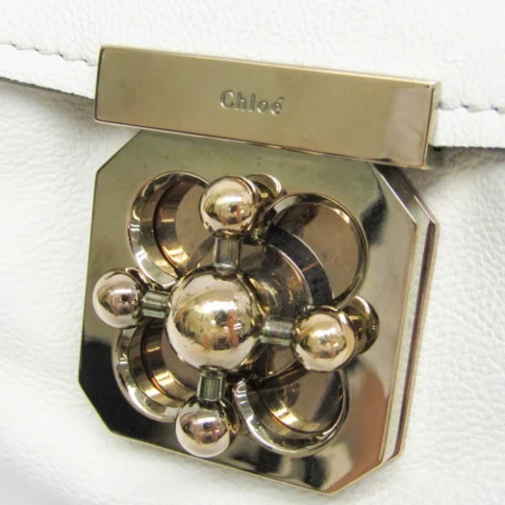 Chloé Pre-owned Leather handbags Beige Dames