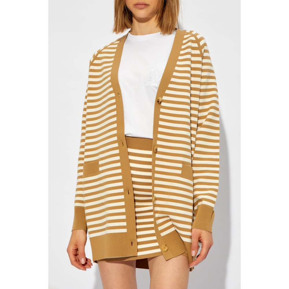 Max Mara Cardigan 'Tenore' Brown Dames