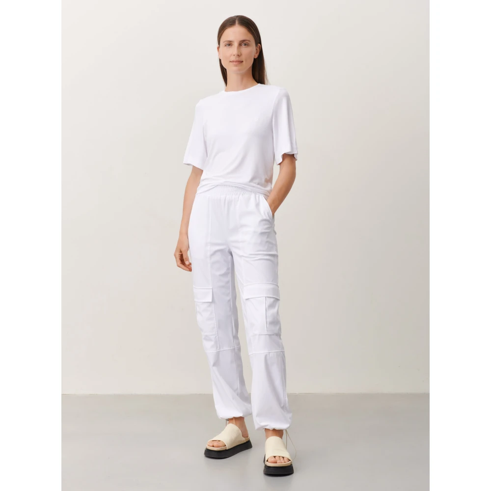 Jane Lushka Logo T-Shirt | Wit White Dames