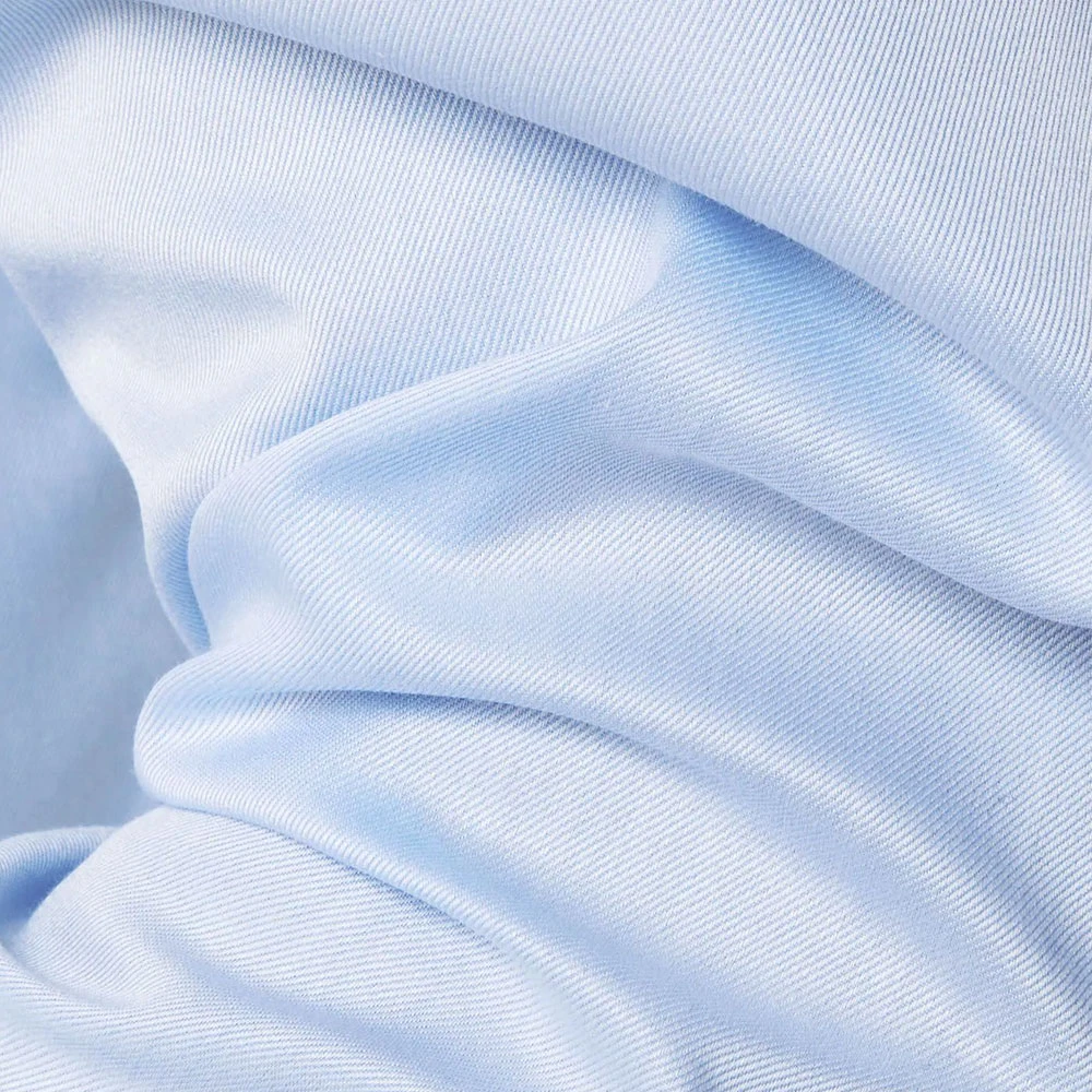 Xacus Tailor Fit Reis Shirt Blauw Blue Heren